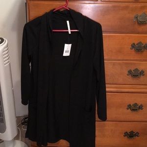 NWT black cover up with pockets